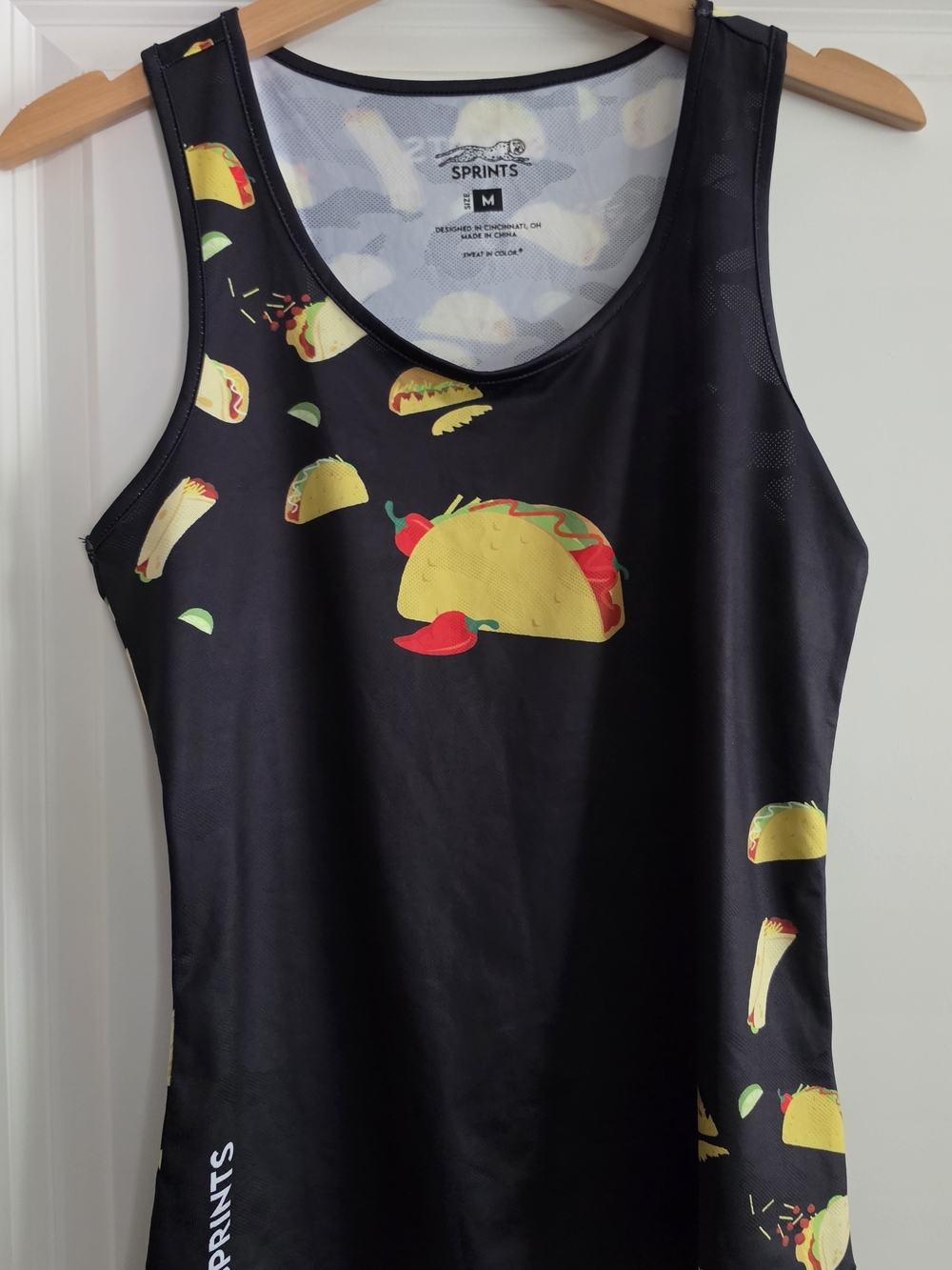 Sprints Running Taco Tank - Women's Medium